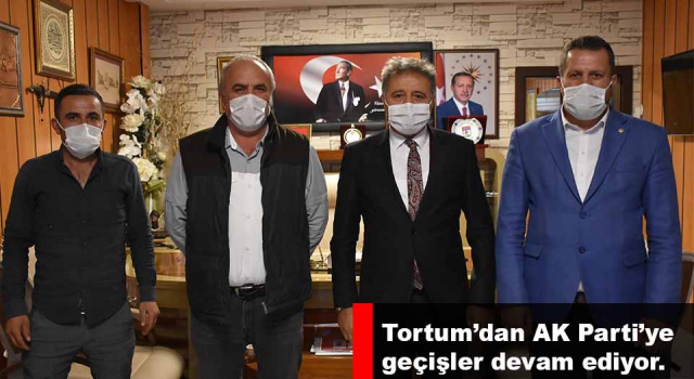 Tortum’dan AK Parti’ye geçişler devam ediyor.