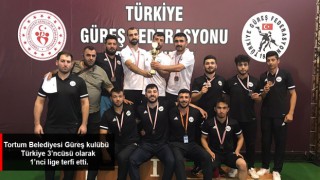 Tortum Belediyesi Güreş kulübü Türkiye 3’ncüsü olarak 1’nci lige terfi etti.