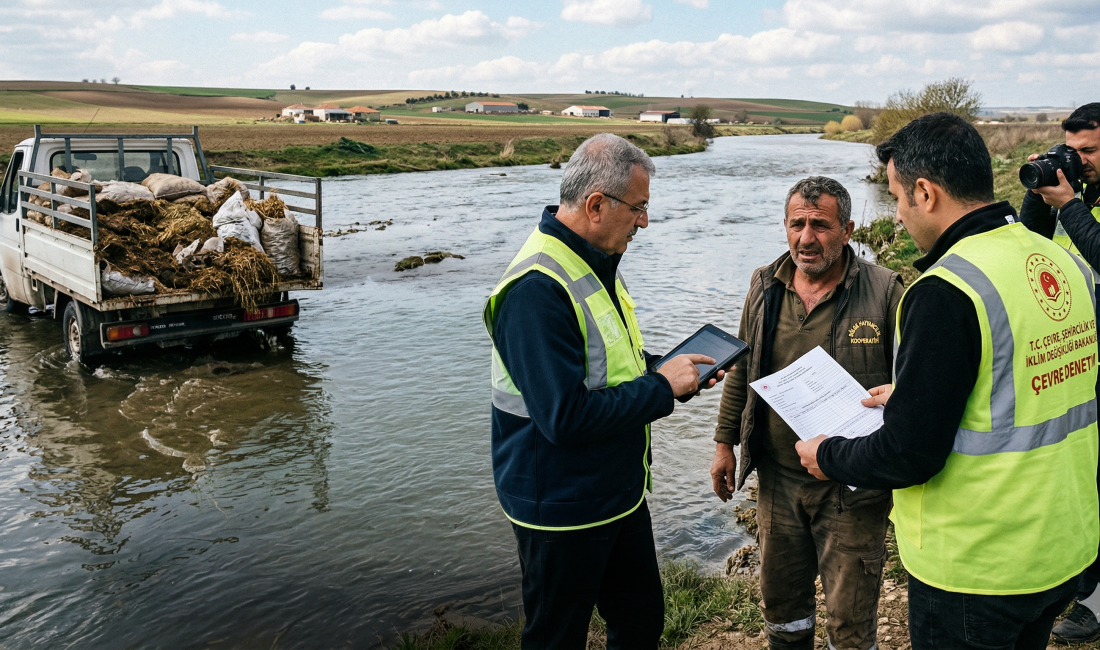 Akarsu ve dere yataklarını kirletenlere ağır yaptırım geliyor. Özellikle hayvansal